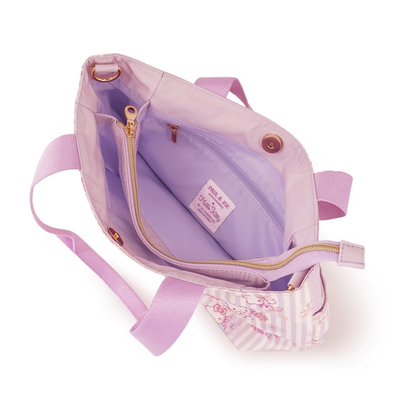 PAUL & JOE　ACCESSOIRES×HELLO KITTY　コラボ　トートバッグ　パープル