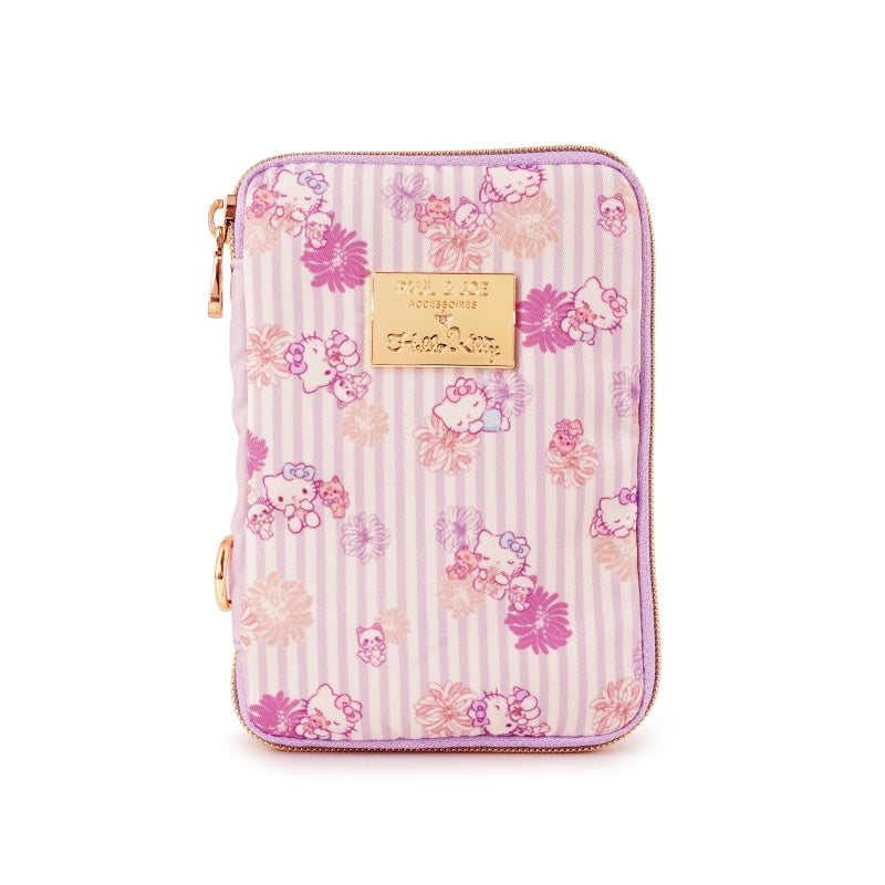 PAUL&JOE　ACCESSOIRES×HELLO KITTY　コラボ　マルチポーチ　パープル