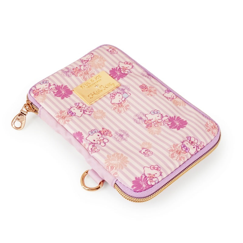 PAUL&JOE　ACCESSOIRES×HELLO KITTY　コラボ　マルチポーチ　パープル