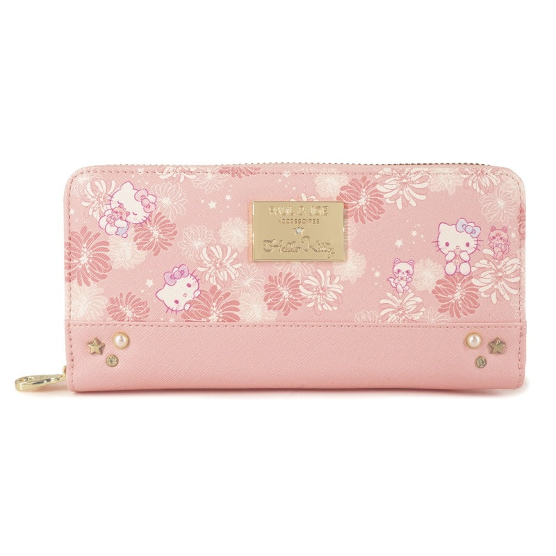 PAUL & JOE　ACCESSOIRES×HELLO KITTY　コラボ　ラウンド束入れ　ピンク