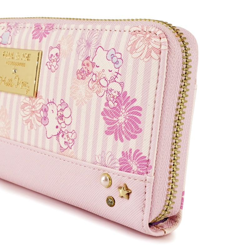 PAUL & JOE ACCESSOIRES×HELLO KITTY コラボ ラウンド束入れ パープル