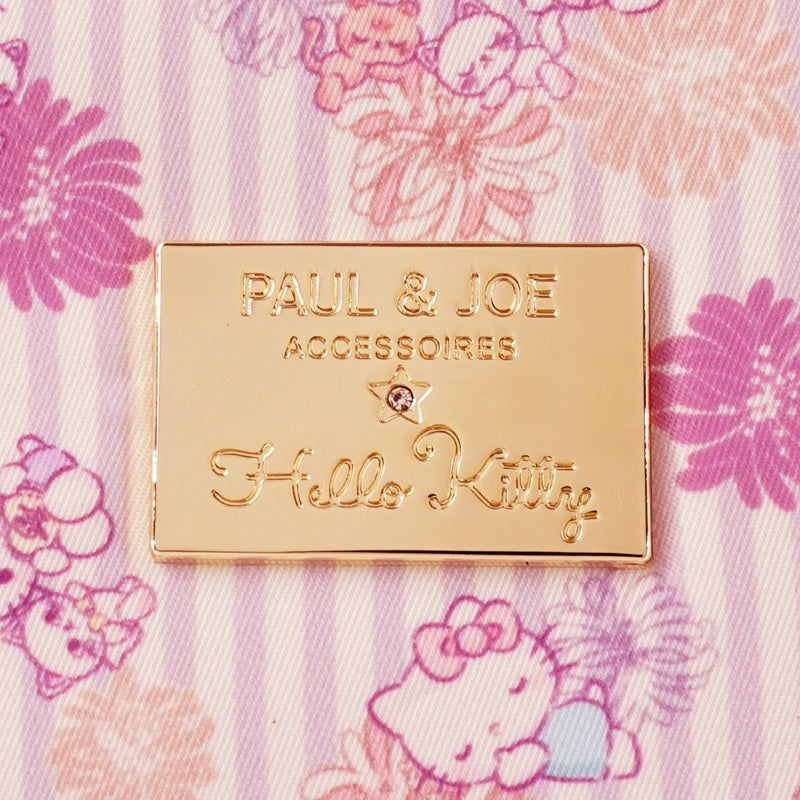 PAUL & JOE　ACCESSOIRES×HELLO KITTY　コラボ　ポーチ　パープル