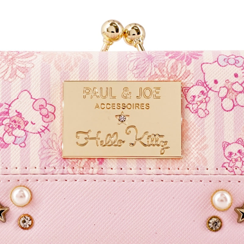PAUL & JOE　ACCESSOIRES×HELLO KITTY　コラボ　口金ミニ財布　パープル