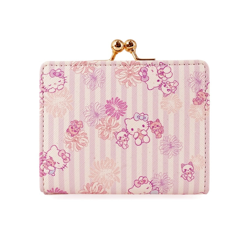 PAUL & JOE　ACCESSOIRES×HELLO KITTY　コラボ　口金ミニ財布　パープル