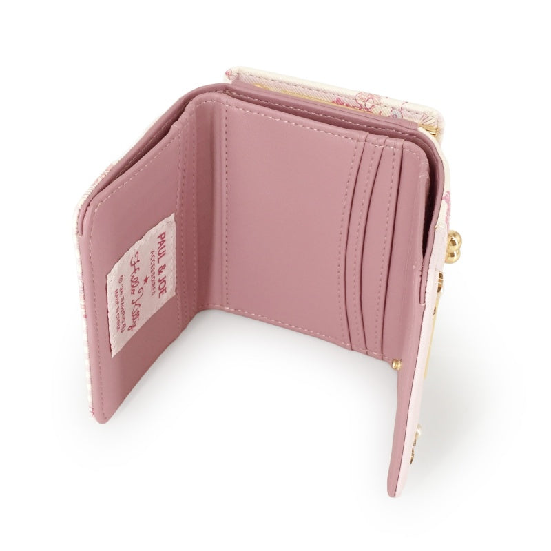 PAUL & JOE　ACCESSOIRES×HELLO KITTY　コラボ　口金ミニ財布　パープル
