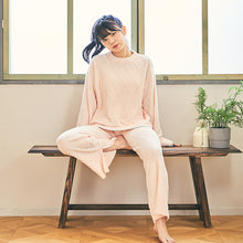 アーガイル柄　フェザーヤーンロングパンツ　※ボトムスのみ
