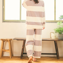 ボーダー　モールヤーンロングパンツ　※ボトムスのみ