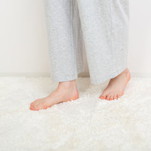 ネコ刺繍柄  ロングパンツ（グレー）