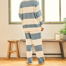 【メンズ】ボーダー　モールヤーンロングパンツ　※ボトムスのみ