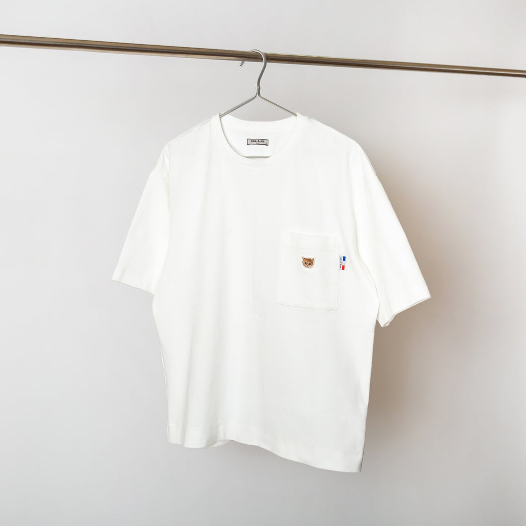 【MENS】ヌネットワッペン　Tシャツ　ホワイト