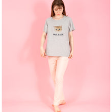 ヌネット＆ロゴ Tシャツ M （グレー）