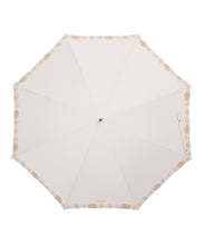 日傘（晴雨兼用）　長傘　クリザンテーム刺繍　オフホワイト