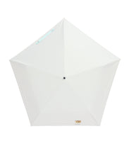 日傘（晴雨兼用）　軽量折りたたみ傘　ワンポイントヌネット　ホワイト