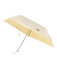 日傘（晴雨兼用）　軽量折りたたみ傘　ヌネット　ベージュ