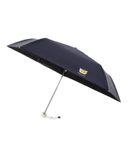 日傘（晴雨兼用）　軽量折りたたみ傘　ヌネット　ネイビーブルー