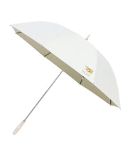 日傘（晴雨兼用）　長傘　ワンポイントヌネット　ホワイト