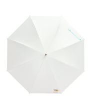 日傘（晴雨兼用）　長傘　ワンポイントヌネット　ホワイト