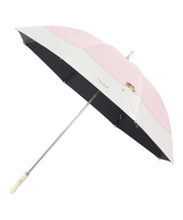 日傘（晴雨兼用）　長傘　スウィンギングヌネット　ペールピンク