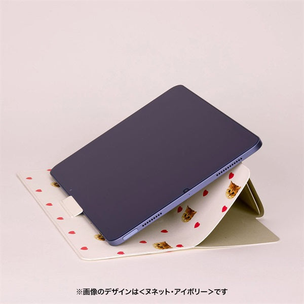 タブレットスタンド付スリーブケース ＜クリザンテーム・ペールピンク＞