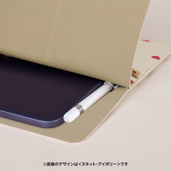 タブレットスタンド付スリーブケース ＜クリザンテーム・ペールピンク＞