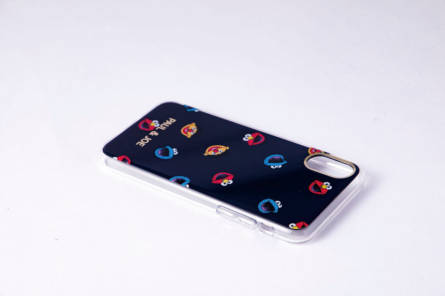 iPhoneXｓ・X用背面ケース　セサミストリート・ブラック