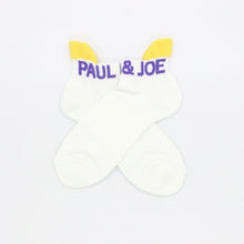 べロ付き無地PAUL & JOEロゴ柄（ホワイト）