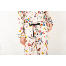 おもちゃ ロングパンツ　ボトムス アイボリー L