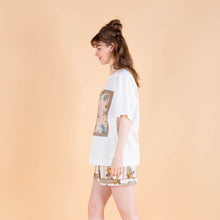 フラール　ドゥドゥ （かわいい子のスカーフ） 2022ssコレクション Ｔシャツ（ブラウン）