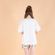 フラール　ドゥドゥ （かわいい子のスカーフ） 2022ssコレクション Ｔシャツ（ブラウン）