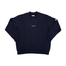 PAUL & JOE ワンポイントロゴ ミニ裏毛 ムジ メンズ ルームウェア ロングスリーブ スウェットトップス（ネイビー）