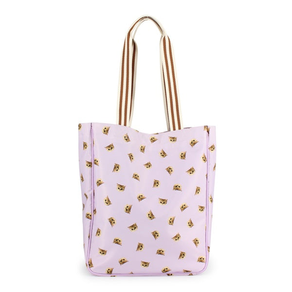 スモールヌネット総柄 縦型トートバッグ パープル – ポール & ジョー