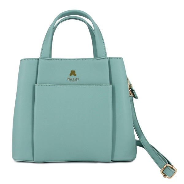 ダブルキャット　ハンドバッグ　ブルー