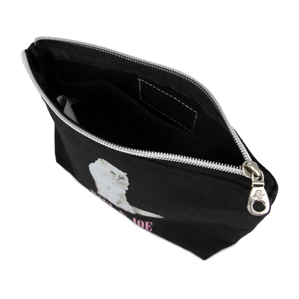 キャンバス・フォトプリント　ポーチ　ブラック