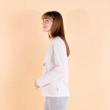 ヌネット＆ロゴ ロングTシャツ （アイボリー）