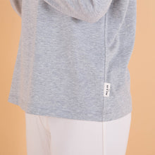 ヌネット＆ロゴ ロングTシャツ （グレー）